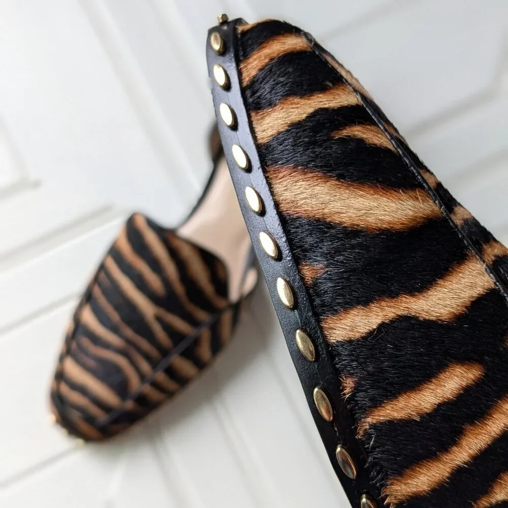 NWOB VINCE CAMUTO Rendolen Calf Hair D'orsay Loafers SZ 7.5 - Picture 6 of 9